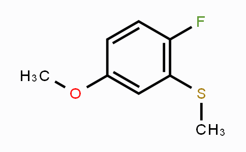 CAS No. 836678-96-7, 1-Fluoro-4-methoxy-2-methylsulfanylbenzene