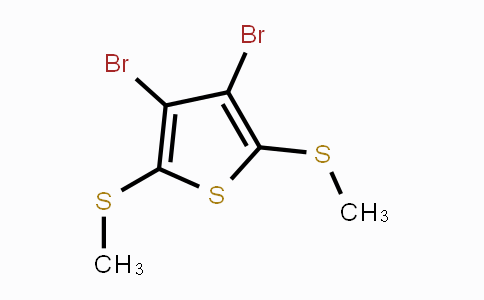 CAS No. 24444-81-3, 3,4-Dibromo-2,5-bis(methylthio)thiophene