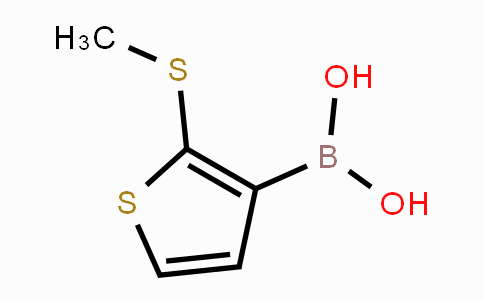 CAS No. 1451392-35-0, 2-(Methylthio)thiophene-3-boronic acid