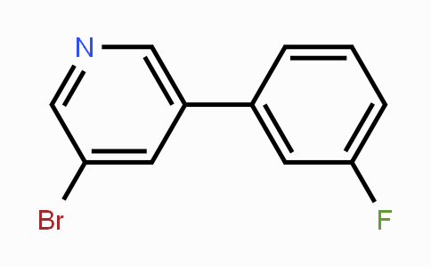 CAS No. 1276123-21-7, 3-Bromo-5-(3-fluorophenyl)-pyridine