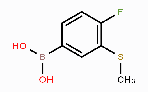 CAS No. 1451392-39-4, 4-Fluoro-3-(methylthio)phenylboronic acid