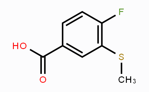 CAS No. 169310-01-4, 4-Fluoro-3-(methylsulfanyl)benzoic acid