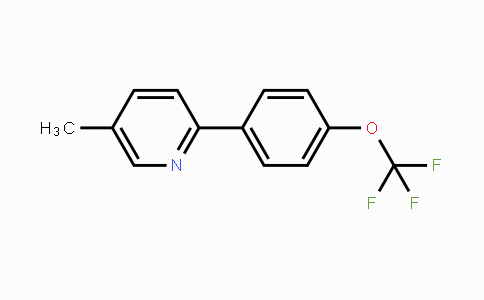 CAS No. 1261767-88-7, 5-Methyl-2-(4-(trifluoromethoxy)phenyl)pyridine