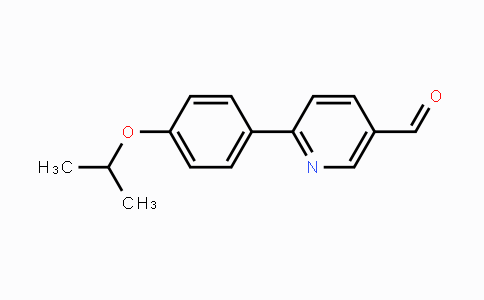 CAS No. 1213239-68-9, 2-(4-(1-methylethoxy)phenyl)pyridine-5-carboxaldehyde