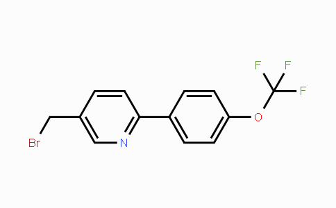 CAS No. 1370025-51-6, 5-(Bromomethyl)-2-(4-trifluoromethoxyphenyl)pyridine