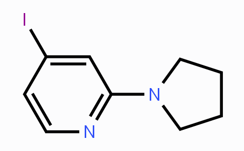 CAS No. 1370025-52-7, 4-Iodo-2-pyrrolidin-1-ylpyridine