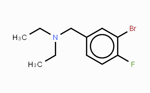 CAS No. 1250559-72-8, [(3-Bromo-4-fluorophenyl)methyl]diethyamine