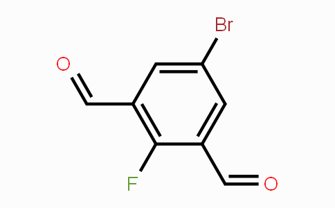 CAS No. 1370025-63-0, 5-Bromo-2-fluoro-1,3-benzenedicarboxaldehyde