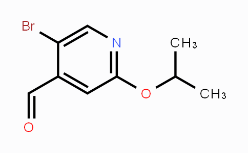 CAS No. 1289135-80-3, 5-bromo-2-isopropoxyisonicotinaldehyde