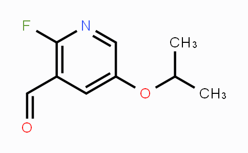 CAS No. 1288999-94-9, 2-Fluoro-5-isopropoxynicotinaldehyde