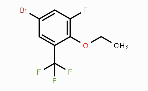 CAS No. 1370025-61-8, 5-Bromo-2-ethoxy-1-fluoro-3-(trifluoromethyl)benzene