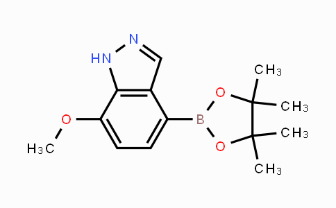 CAS No. 1186422-15-0, 7-Methoxy-1H-indazole-4-boronic acid pinacol ester