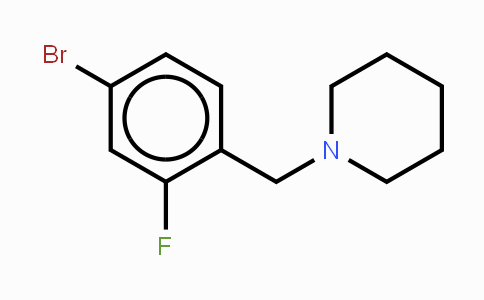 CAS No. 1200131-18-5, 4-Bromo-2-fluorophenyl-1-(piperidinomethyl)benzen