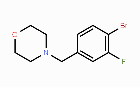 CAS No. 897016-96-5, N-(4-Bromo-3-fluorobenzyl)morpholine