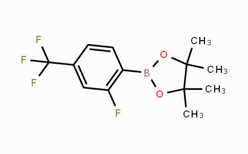 CAS No. 1073353-68-0, 2-Fluoro-4-trifluoromethylphenylboronic acid pinacol ester