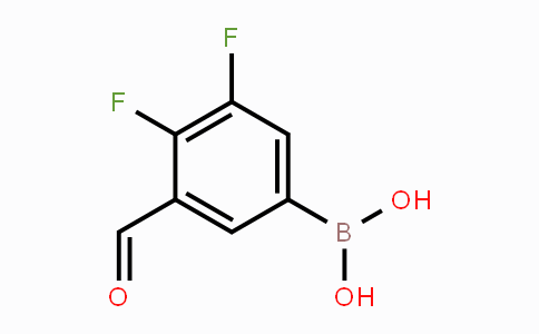 CAS No. 1451393-34-2, 3,4-Difluoro-5-formylphenylboronic acid