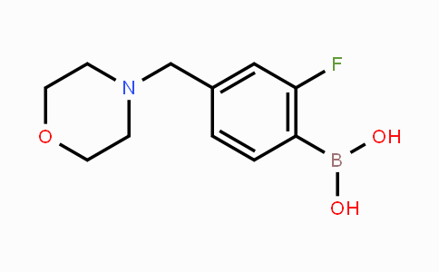 CAS No. 1451393-46-6, 2-Fluoro-4-(morpholinomethyl)phenylboronic acid