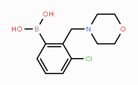 CAS No. 1451393-01-3, 3-Chloro-2-(morpholinomethyl)phenylboronic acid