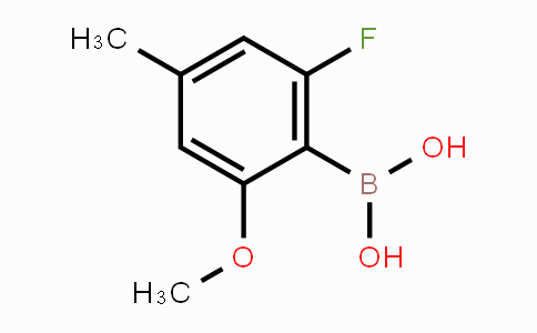 CAS No. 1451392-08-7, 2-Fluoro--6-methoxy-4-methylphenylboronic acid