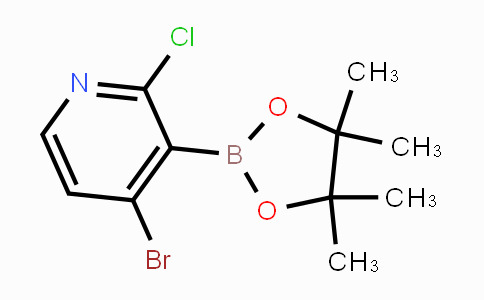 CAS No. 2121514-27-8, 4-Bromo-2-chloropyridine-3-boronic acid pinacol ester