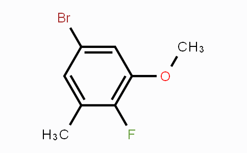 CAS No. 1351668-20-6, 5-Bromo-2-fluoro-3-methylanisole