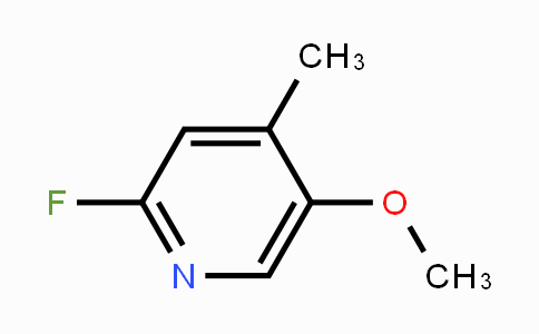 CAS No. 1227596-15-7, 2-Fluoro-5-methoxy-4-methylpyridine