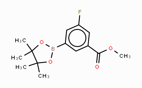 CAS No. 1016979-31-9, 3-Fluoro-5-methoxycarbonylpohenylboronic acid pinacol ester