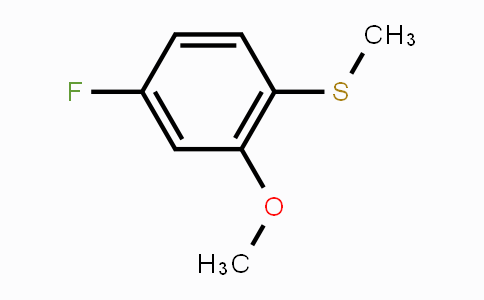 CAS No. 1173006-35-3, 4-Fluoro-2-methoxy-1-(methylsulfanyl)benzene