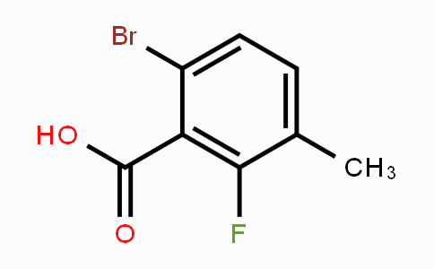 CAS No. 743466-98-0, 6-Bromo-2-fluoro-3-methylbenzoic acid