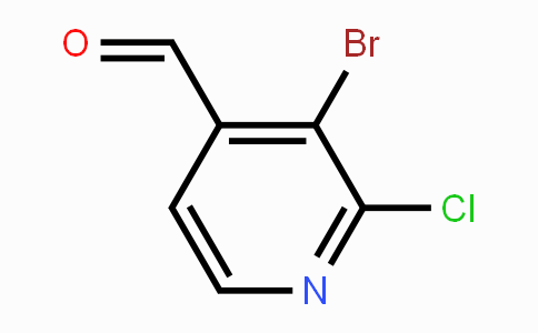 CAS No. 1227602-82-5, 3-Bromo-2-chloropyridine-4-carboxaldehyde