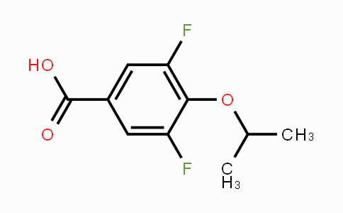 CAS No. 1344109-54-1, 3,5-Difluoro-4-(propan-2-yloxy)benzoic acid