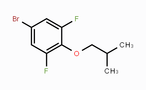 CAS No. 1309933-03-6, 5-Bromo-1,3-difluoro-2-(2-methylpropoxy)benzene
