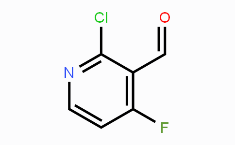 CAS No. 1060809-21-3, 2-Chloro-4-fluoropyridine-3-carbaldehyde