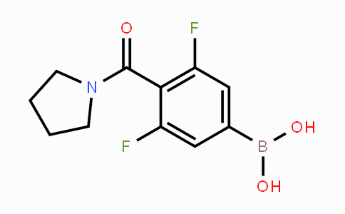 CAS No. 1264616-16-1, 3,5-Difluoro-4-(1-pyrrolidinylcarbonyl)phenylboronic acid