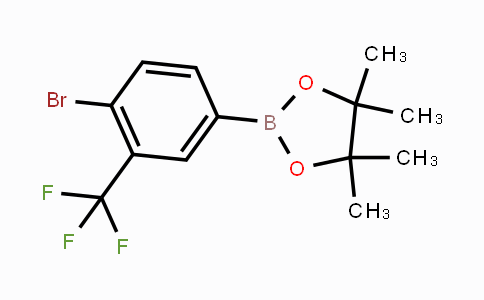 CAS No. 1256944-74-7, 4-Bromo-3-(trifluoromethyl)phenylboronic acid pinacol ester