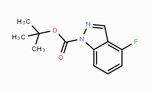 CAS No. 1305320-65-3, 1-Boc-4-fluoro-1H-indazole