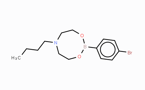 CAS No. 1257642-68-4, 4-Bromophenylboronic acid N-butyldiethanolamine ester