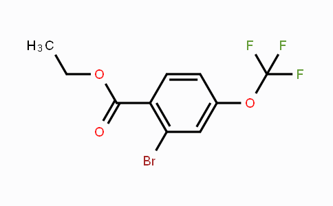 CAS No. 1214337-88-8, 2-Bromo-4-(trifluoromethoxy)benzoic acid ethyl ester