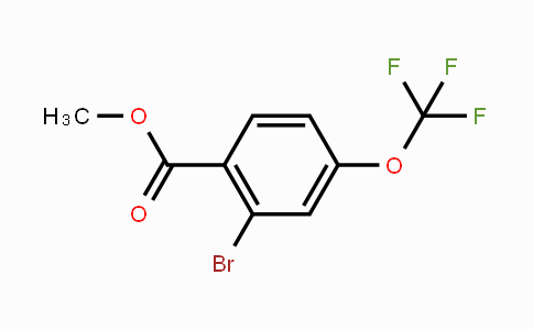 CAS No. 1214366-07-0, 2-Bromo-4-(trifluoromethoxy)benzoic acid methyl ester