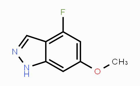 CAS No. 887569-13-3, 4-Fluoro-6-methoxy-1H-indazole