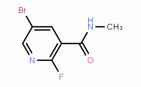 CAS No. 1310416-54-6, 5-Bromo-2-fluoro-N-methylnicotinamide