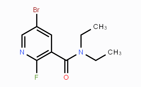 CAS No. 1010836-38-0, 5-Bromo-N,N-diethyl-2-fluoronicotinamide