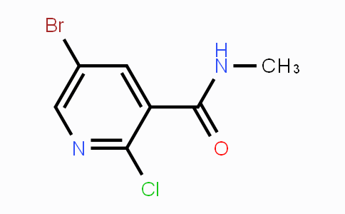 CAS No. 1189749-84-5, 5-Bromo-2-chloro-N-methylpyridine-3-carboxamide