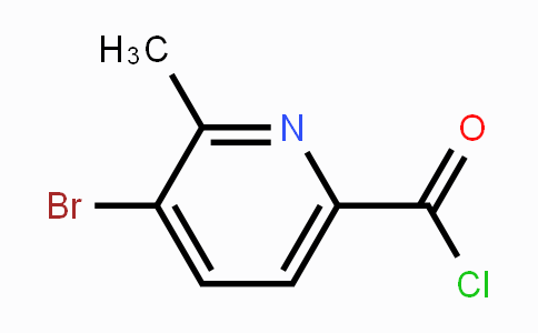 CAS No. 1310416-51-3, 3-Bromo-2-methylpyridine-6-carbonyl chloride