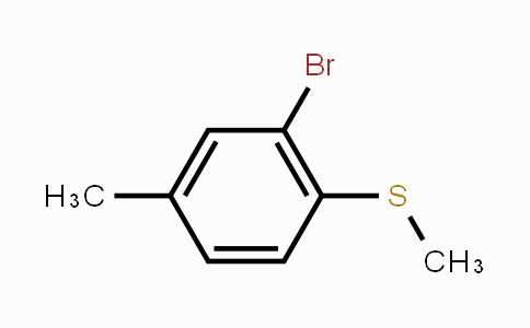 CAS No. 89981-02-2, 2-Bromo-4-methyl-1-(methylthio)benzene
