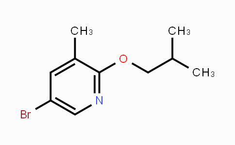 CAS No. 1288992-15-3, 5-Bromo-2-isobutoxy-3-methylpyridine