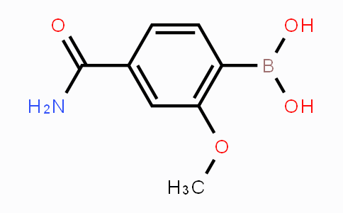 CAS No. 1451392-06-5, 4-Carbamoyl-2-methoxyphenylboronic acid