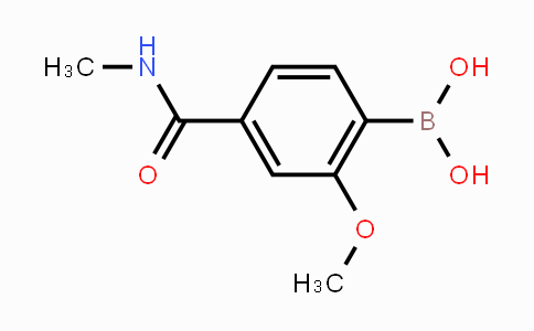 CAS No. 1451391-90-4, 4-(Methylcarbamoyl)-2-methoxyphenylboronic acid