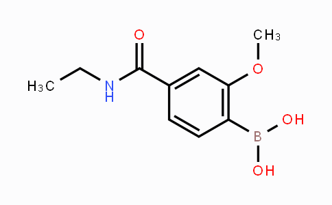 CAS No. 1443112-49-9, 4-(Ethylcarbamoyl)-2-methoxyphenylboronic acid