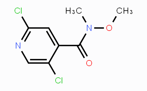 CAS No. 864674-17-9, 2,5-Dichloro-N-methoxy-N-methylisonicotinamide